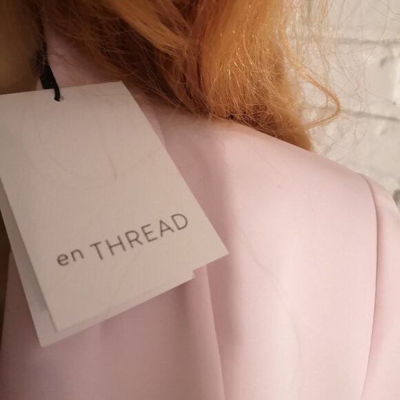 NWT en Thread Ladies Size XS Light Pink Blazer - Picture 2 of 5